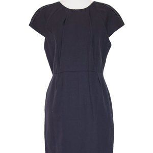 Monsoon Navy Black Womens Sheath Dress Size 12 Medium New
